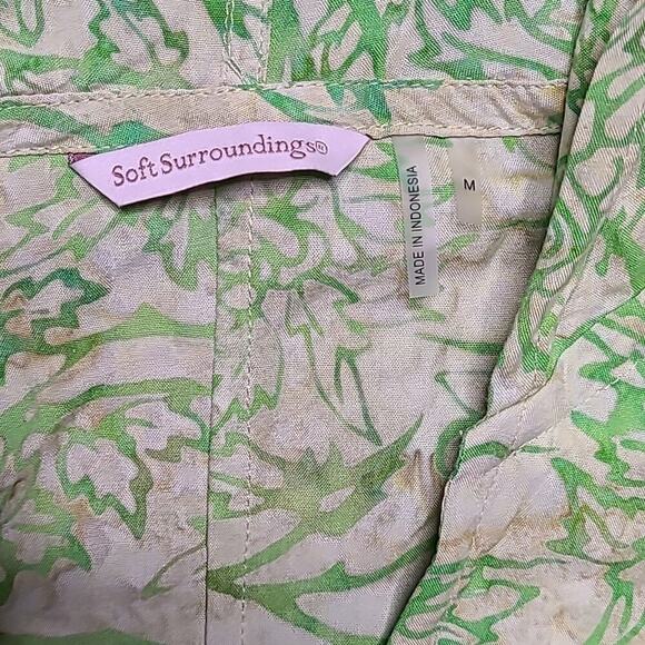 Soft Surroundings hooded batik blouse - Picture 3 of 7